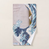 Tsunami Great Wave off Kanagawa Japan by Hokusai Handtuch (Handtuch)