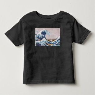 Tsunami Great Wave off Kanagawa Japan by Hokusai Kleinkind T-shirt