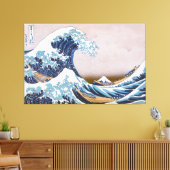 Tsunami Great Wave off Kanagawa Japan by Hokusai Leinwanddruck (Insitu (Wohnzimmer))
