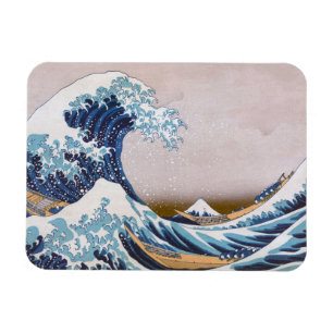 Tsunami Great Wave off Kanagawa Japan by Hokusai Magnet