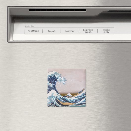 Tsunami Great Wave off Kanagawa Japan by Hokusai Magnet (In Situ (Geschirrspüler))