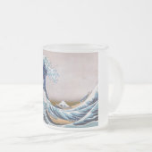 Tsunami Great Wave off Kanagawa Japan by Hokusai Mattglastasse (VorderseiteRechts)