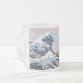 Tsunami Great Wave off Kanagawa Japan by Hokusai Mattglastasse (Vorderseite Links)