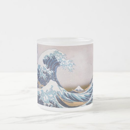 Tsunami Great Wave off Kanagawa Japan by Hokusai Mattglastasse (Mittel)