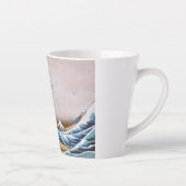 Tsunami Great Wave off Kanagawa Japan by Hokusai Milchtasse (Rechts)