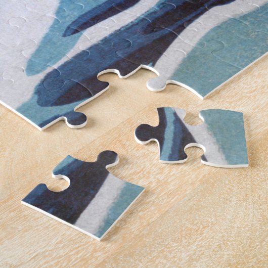 Tsunami Great Wave off Kanagawa Japan by Hokusai Puzzle (Seite)