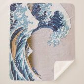 Tsunami Great Wave off Kanagawa Japan by Hokusai Sherpadecke (Vorderseite)
