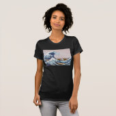 Tsunami Great Wave off Kanagawa Japan by Hokusai T-Shirt (Vorne ganz)
