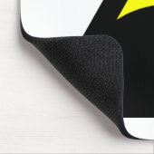 Tsunami Hazard Sign Mousepad (Ecke)