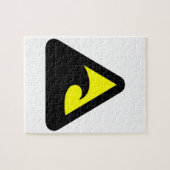 Tsunami Hazard Sign Puzzle (Horizontal)