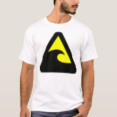 Tsunami Hazard Sign T-Shirt (Vorderseite)