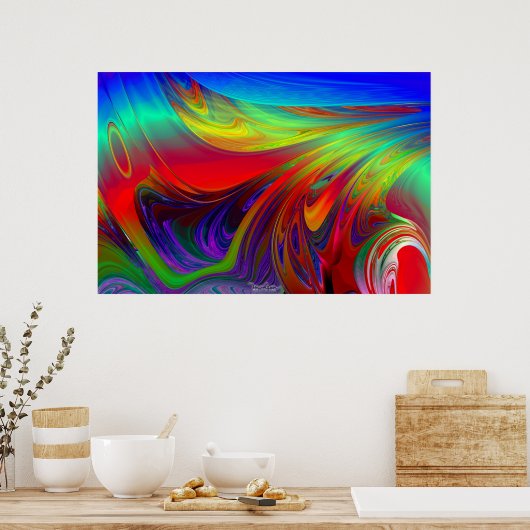 Tsunami Poster (Küche)