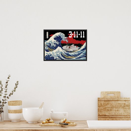 Tsunami Poster (Küche)