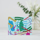 Tsunami Postkarte (Stehend Vorderseite)