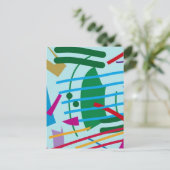 Tsunami Postkarte (Stehend Vorderseite)