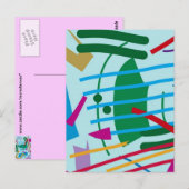 Tsunami Postkarte (Vorne/Hinten)