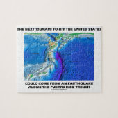 Tsunami Puerto Rico Trench (Plate Tectonics Earth) Puzzle (Horizontal)