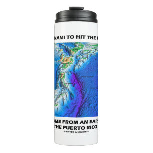 Tsunami Puerto Rico Trench Plate Tectonics Earth Thermosbecher