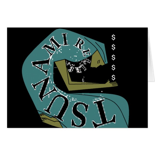 TSUNAMI RELIEF ! $ (Vorderseite (Horizontal))