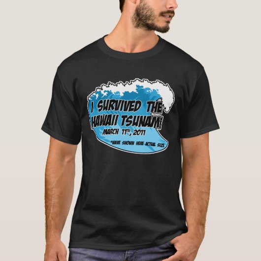 Tsunami-Überlebender T-Shirt (Vorderseite)