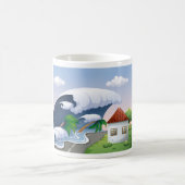 Tsunami Wave Coffee Tasse (Mittel)