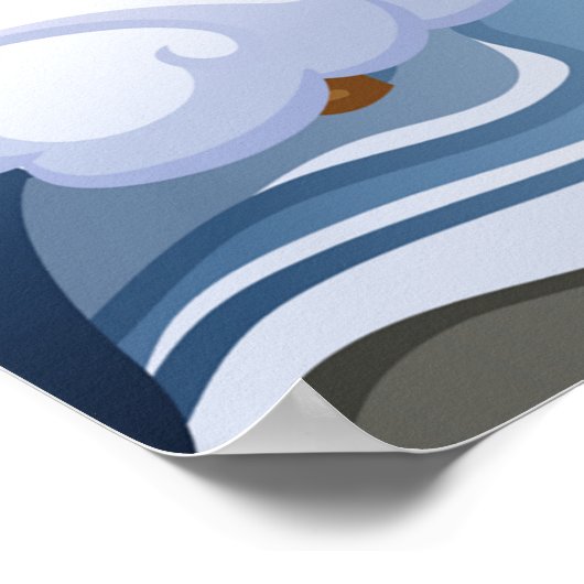 Tsunami Wave Poster (Ecke)