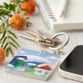 Tsunami Wave Schlüsselanhänger