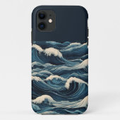 Tsunami Waves Case-Mate iPhone Hülle (Rückseite)