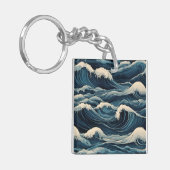 Tsunami Waves Schlüsselanhänger (Vorderseite links)