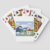 Tsunami-Welle Spielkarten (Rückseite)