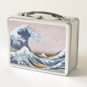 Tsunami-Welle vor Kanagawa Japan von Hokusai Metall Brotdose