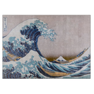 Tsunami-Welle vor Kanagawa Japan von Hokusai Schneidebrett