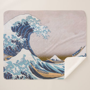 Tsunami-Welle vor Kanagawa Japan von Hokusai Sherpadecke