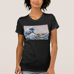 Tsunami-Welle vor Kanagawa Japan von Hokusai T-Shirt