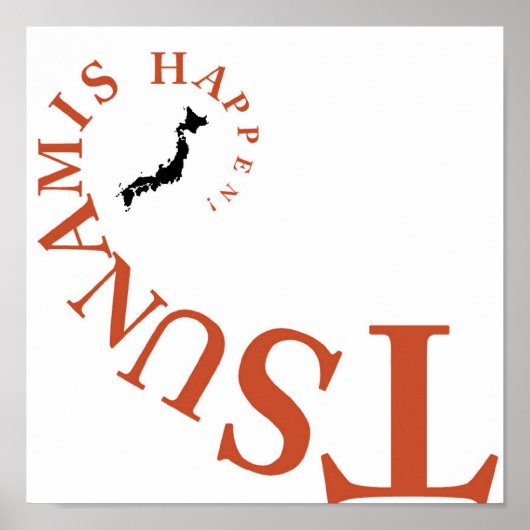 TSUNAMIS PASSIERT! POSTER (Vorne)