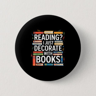 Tsundoku-Definition Bibliophile buchliebend Bücher Button