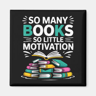 Tsundoku-Definition Bibliophile buchliebend Bücher Magnet