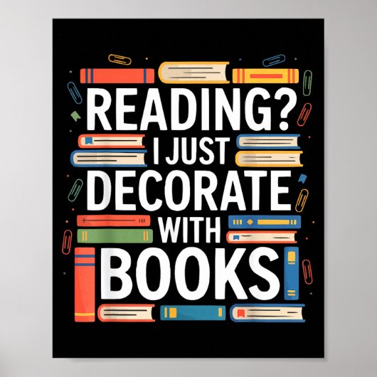 Tsundoku-Definition Bibliophile buchliebend Bücher Poster (Vorne)