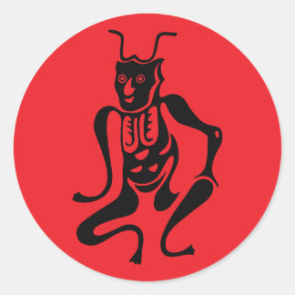 Tsuno-daishi-Schutzsymbol-01 Runder Aufkleber