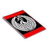 Tsuru Crane Notebook Notizblock (Rechte Seite)