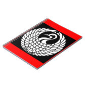 Tsuru Crane Notebook Notizblock (Linke Seite)
