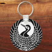 Tsuru-mon Schlüsselanhänger (Vorderseite)