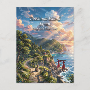 Tsushima-Insel Japan Postkarte