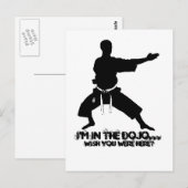 TSW Ich bin im Dojo............................... Postkarte (Vorne/Hinten)