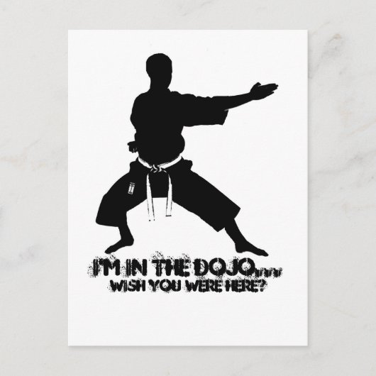 TSW Ich bin im Dojo............................... Postkarte (Vorderseite)