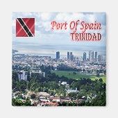 TT004 TRINIDAD, Hafen von Spanien, Kühlschrank Magnet (Vorne)