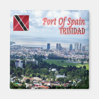 TT004 TRINIDAD, Hafen von Spanien, Kühlschrank Magnet