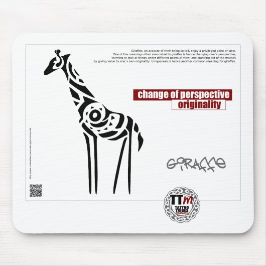 Tt-Bedeutungen - GIRAFFE Mousepad (Vorne)
