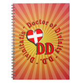 TT CIRCULAR ACRONYM LOGO DOKTOR DER DIVINITÄT NOTIZBLOCK (Vorderseite)