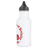 TT CIRCULAR ACRONYM LOGO DOKTOR DER DIVINITÄT TRINKFLASCHE (Rechts)